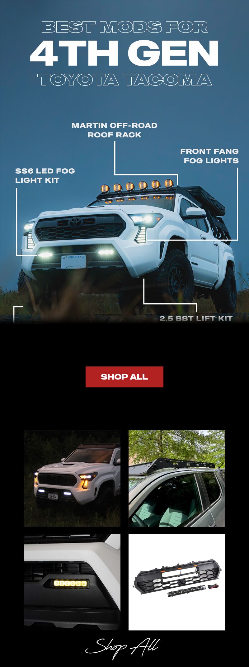 BEST 4TH GEN TACOMA ACCESSORIES